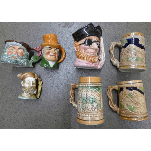 1198 - A collection of mugs and character jugs **PLEASE NOTE THIS LOT IS NOT ELIGIBLE FOR POSTING AND PACKI... 