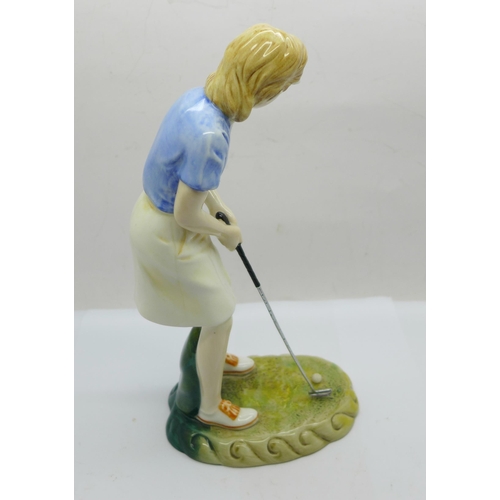 611 - A Royal Doulton figure, Winning Putt