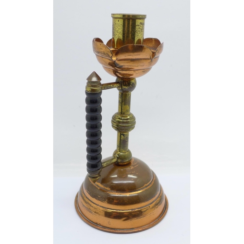 636 - A Benham & Froud Christopher Dresser candlestick