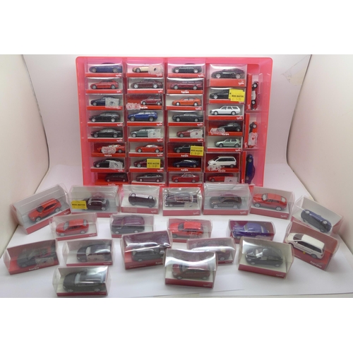 663 - A collection of fifty-three Herpa miniature model vehicles