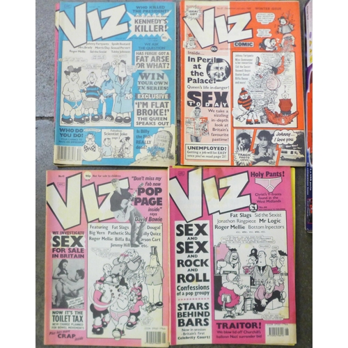 744 - Forty-five Viz comics, February 1987 onwards