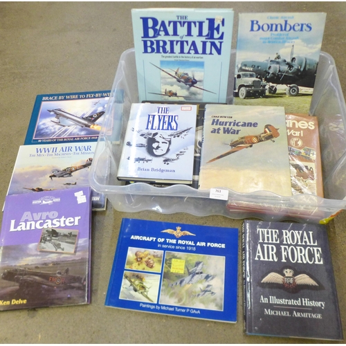 763 - WWII aircraft themed illustrated books