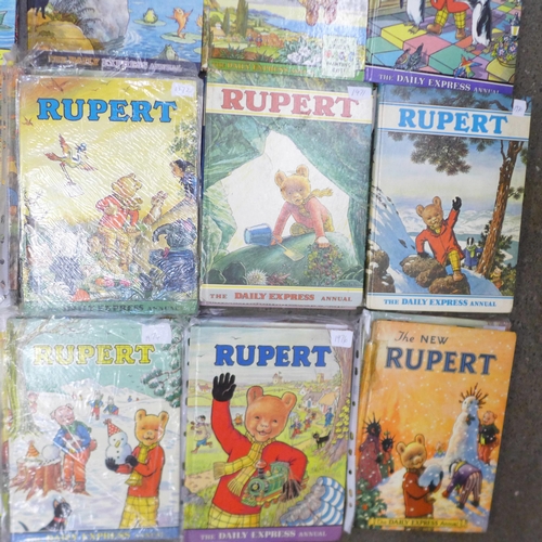 764 - A collection of 1970's Rupert annuals