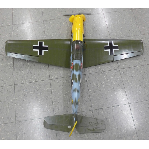 794 - A Ripmax Messerschmitt Bf-109E radio control model aeroplane. Fully built up ARTF model with electri... 