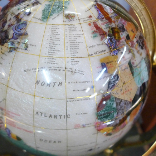 800 - A gem set globe