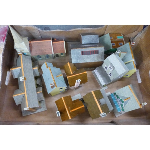 814 - Model railway buildings