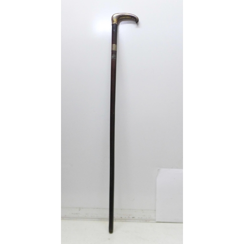 855 - A 1920's walking cane