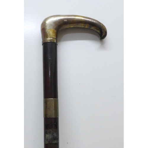 855 - A 1920's walking cane