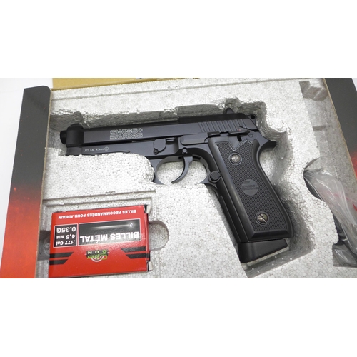 941 - A Swiss Arms SA P92 .177 calibre air pistol