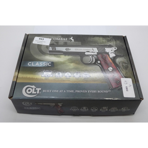 943 - A Colt Special Combat .177 BB pistol