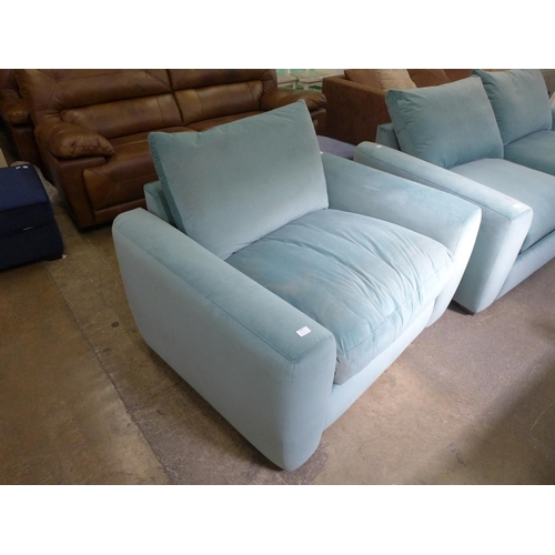 1528 - A Rio storage chair - teal*This lot is subject to VAT