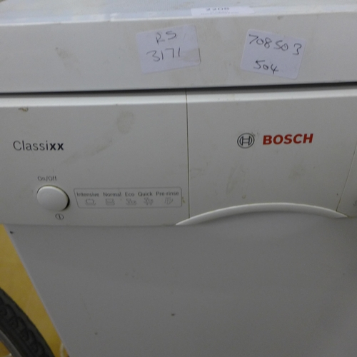 2222 - Bosch slimline dishwasher