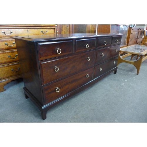 146 - A Stag Minstrel mahogany Captain's chest of drawers