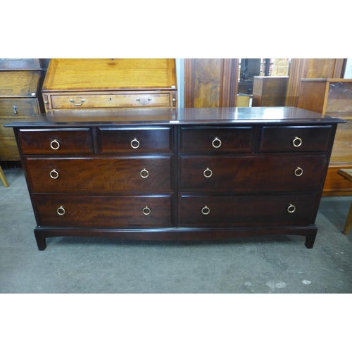 146 - A Stag Minstrel mahogany Captain's chest of drawers