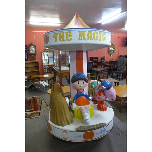 274 - A late 20th Century coin operated child's The Magic Roundabout ride