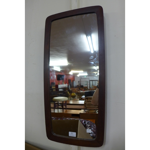 58 - A teak framed mirror