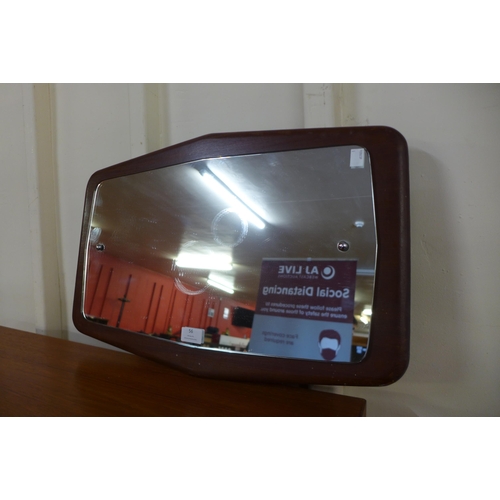 59 - Two teak framed mirrors