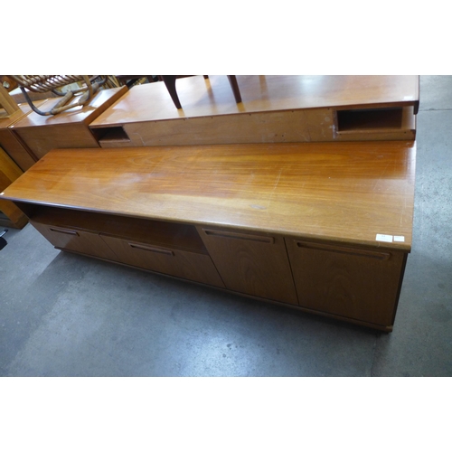 63 - A teak lowboard