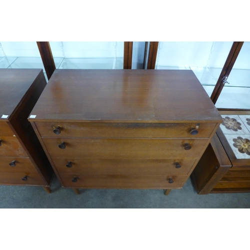 99 - A pair of Avalon teak chests of drawers