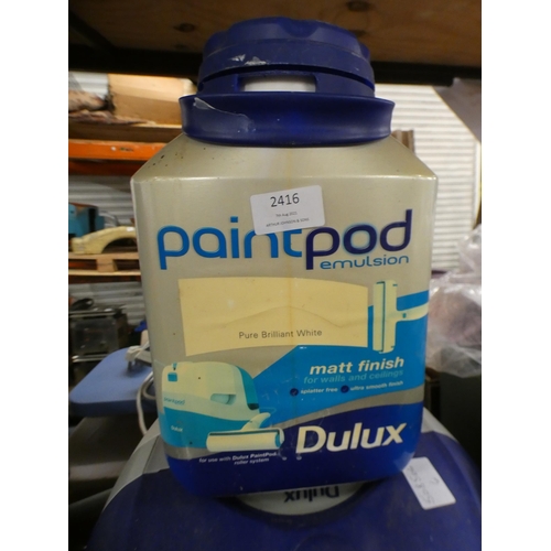 2473 - Complete Dulux Paint Pod plus accessories & a pot of paint - W