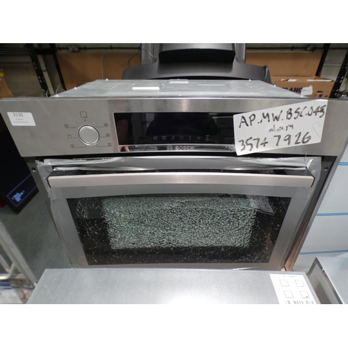 3227 - Bosch Series 4 Combination Microwave - H454xW595xD570, RRP £557.5 inc. VAT - model no.:- CMA583MS0B ... 