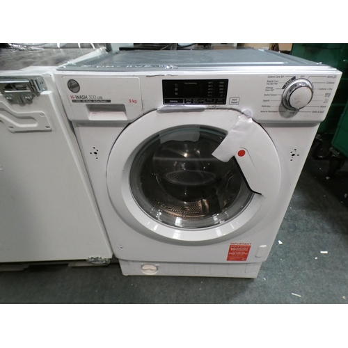 3228 - Hoover Integrated Washing Machine (9kg) - H820xW600xD525, RRP £365.83 inc. VAT - model no.:- HBWS 49... 