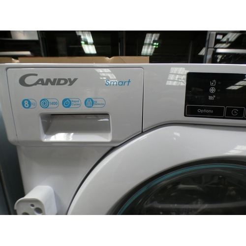 3233 - Candy Integrated Washing Machine (8kg) - H820xW600xD525, RRP £314.17 inc. VAT - model no.:- CBW 48D1... 