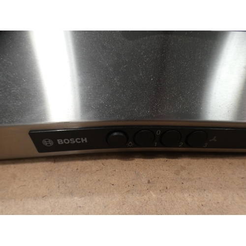 3245 - Bosch Chimney Cooker Hood - Brushed Steel - H799xW700xD500, RRP £230 inc. VAT - model no.:- DWW07W45... 