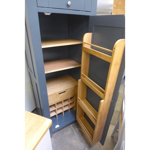 1610 - A Hampshire blue slim larder unit,  (LARS-PBLUE) * This lot is subject to VAT