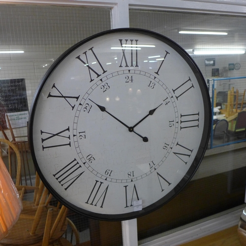 1422 - A large embossed station clock, H80cms (1947960)   #