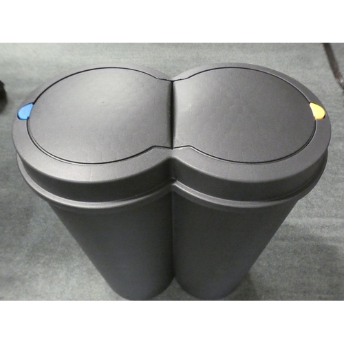 3042 - Duo grey plastic 50L sensor bin * This lot is subject to VAT