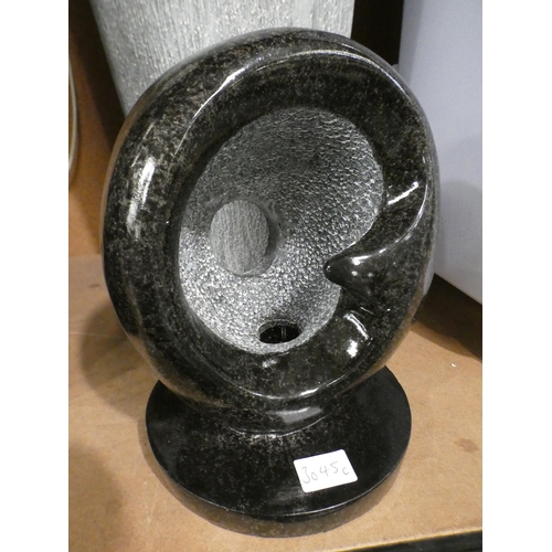 3045c - Contemporary stone garden water feature * This lot is subject to VAT