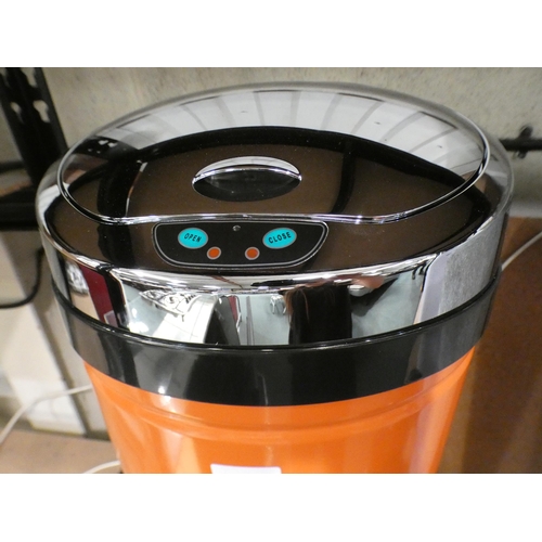 3045e - Orange circular motion sensor bin * This lot is subject to VAT