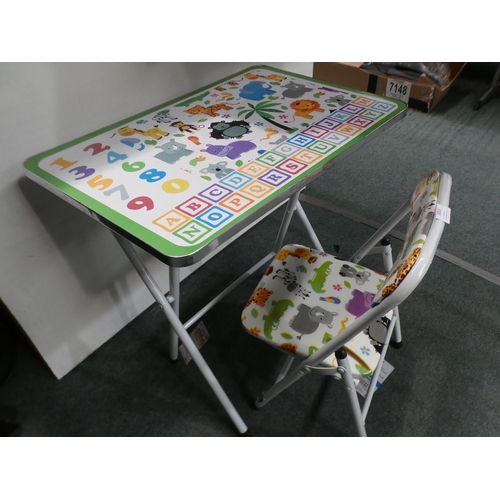 3053 - Galileo Safari child's study desk and chair * This lot is subject to VAT