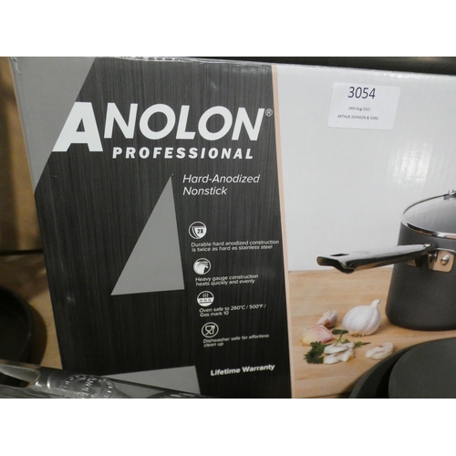 3054 - Anolion Professional non-stick pan set and a set of three Rachael Ray non-stick baking trays * This ... 