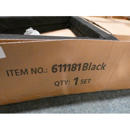 3141 - Black multi-functional desk * This lot is subject to VAT