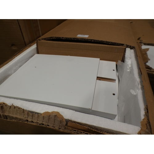 3168 - White four drawer unit * This lot is subject to VAT