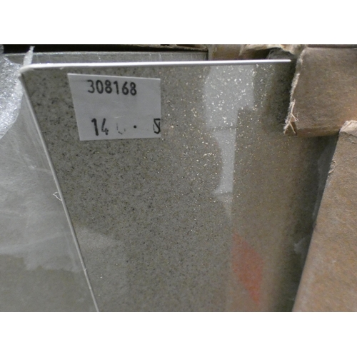 3213 - Worktop Galaxy White Metallic Champagne 1850 x 630 x 23mm, RRP £798.34 inc. VAT * This lot is subjec... 