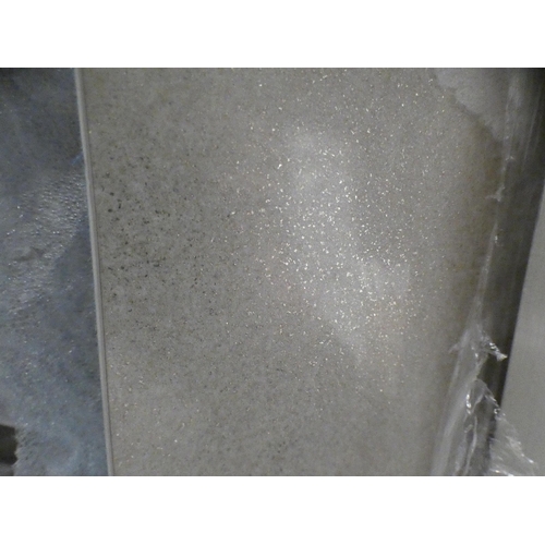 3214 - Worktop Galaxy White Metallic Champagne 1850 x 630 x 23mm, RRP £798.34 inc. VAT * This lot is subjec... 