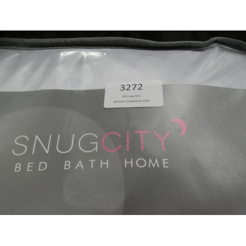 3272 - Single duck feather and down mattress topper * This lot is subject to VAT