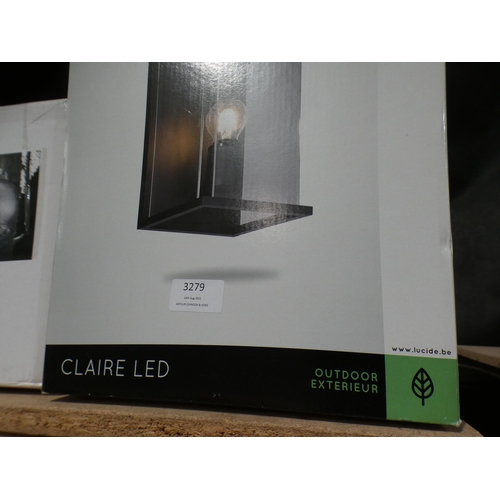 3279 - An outdoor wall lamp and an indoor ceiling light * This lot is subject to VAT