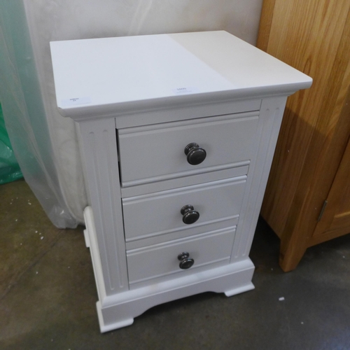 1600 - A Banbury white painted large bedside table, marked (BP-LBSC-W)  *This lot is subject to VAT