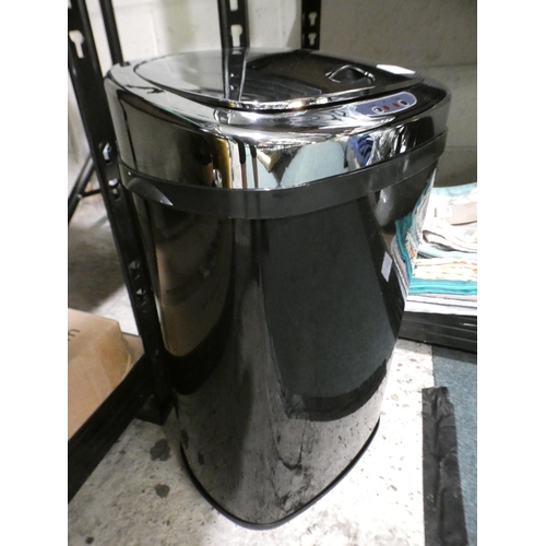 3078 - Black metal sensor bin (30ltr) * This lot is subject to VAT