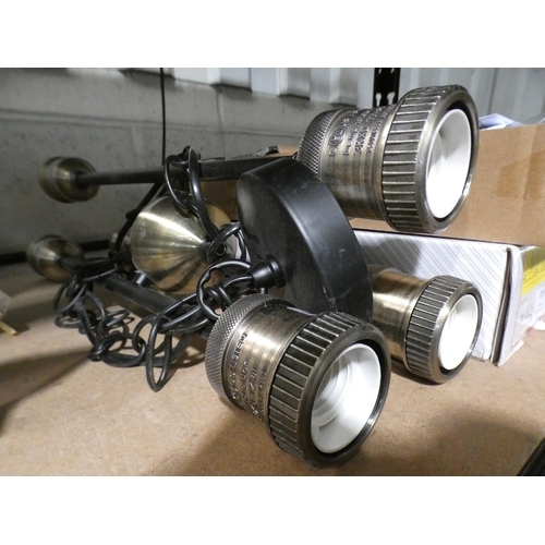 3099 - Two ceiling lights * This lot is subject to VAT