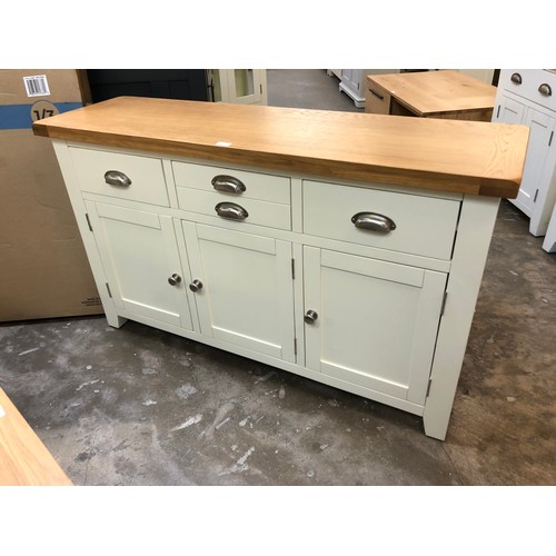 1636 - A Hampshire cream painted sideboard * This lot is subject to VAT