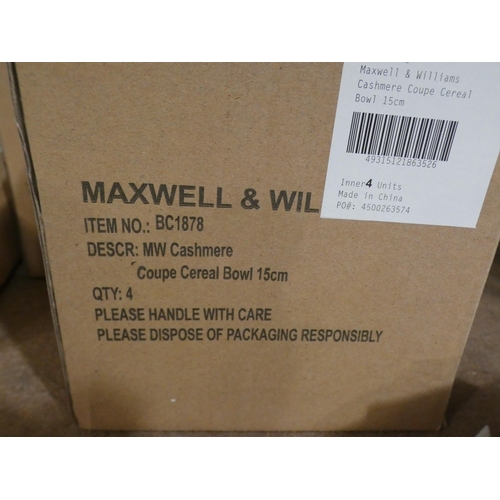 3029 - Quantity of Maxwell and Williams Coupe ceramic dinnerware * This lot is subject to VAT