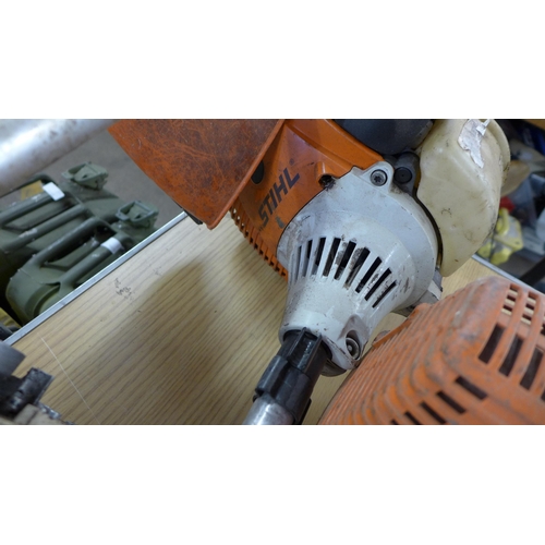 2329 - 4 Stihl strimmers/multitool motors - a/f * This lot is subject to VAT