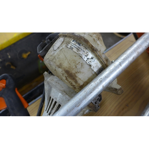 2329 - 4 Stihl strimmers/multitool motors - a/f * This lot is subject to VAT