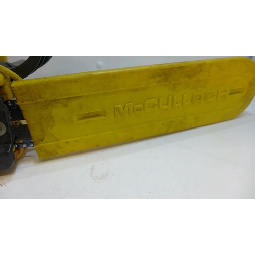 2013 - McCulloch 240v chainsaw