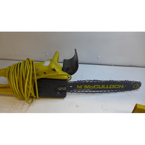 2013 - McCulloch 240v chainsaw